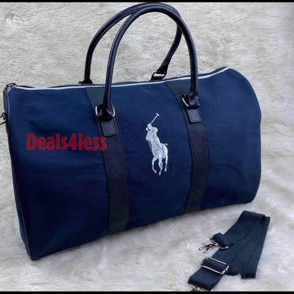 Polo Ralph Lauren Duffel Bag Weekender Travel - Picture 3 of 6